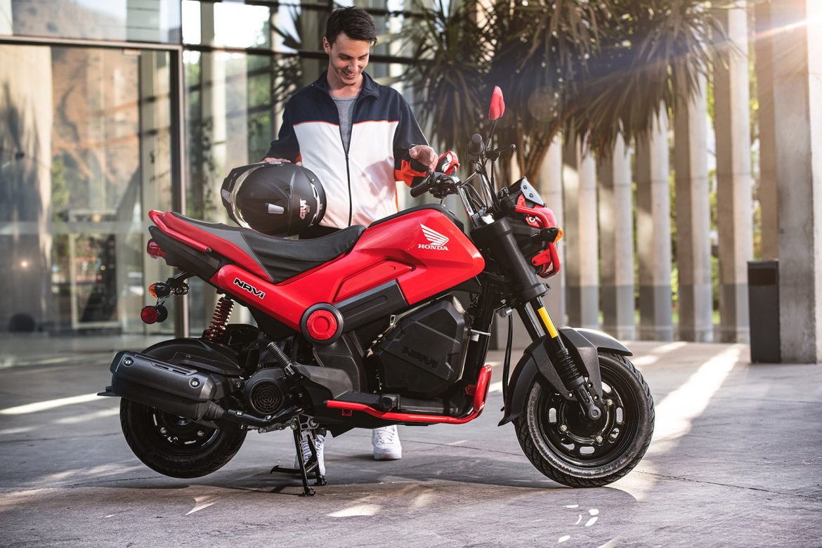 La moto Honda Navi llega a Chile con un concepto diferente